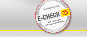 E-Check Zeichen